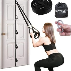 Fitcozi Door Anchor Strap for Resistance Bands, Multi Point Anchor Gym for Home Fitness,