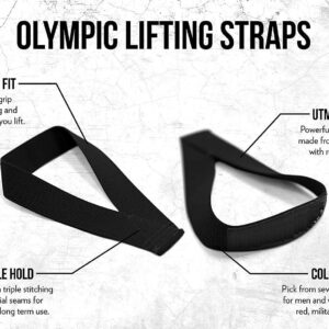 Olympic weight lifting straps