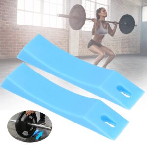 Portable Anti Slip Silicone Weight Plate Barbell Pad Deadlift Wedge for Weight Lifting