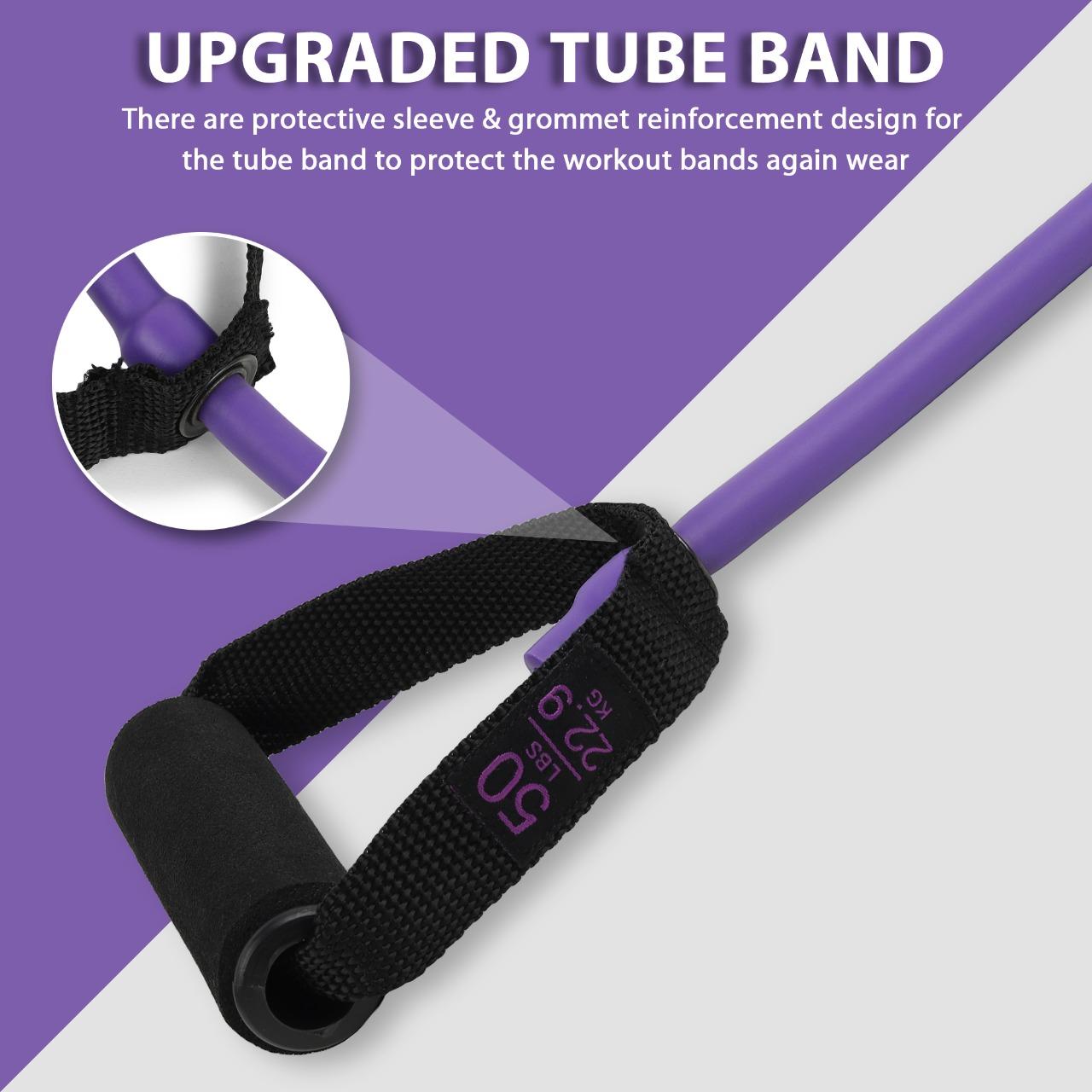 50 Lbs resistance band tube