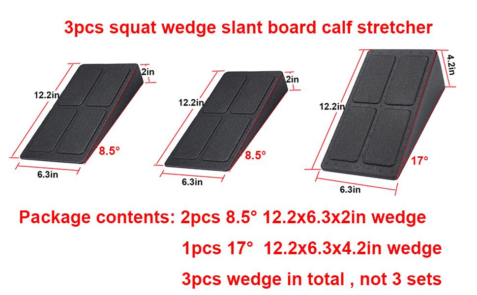 Heel Elevated Squat and Calf Raise board