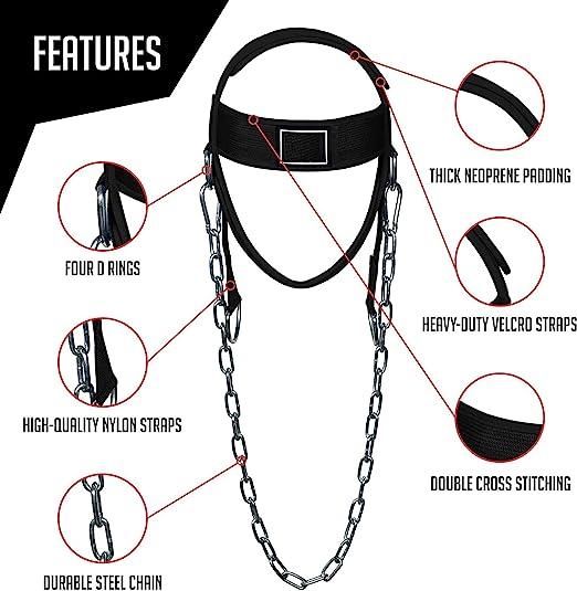 Head harness for online neck training