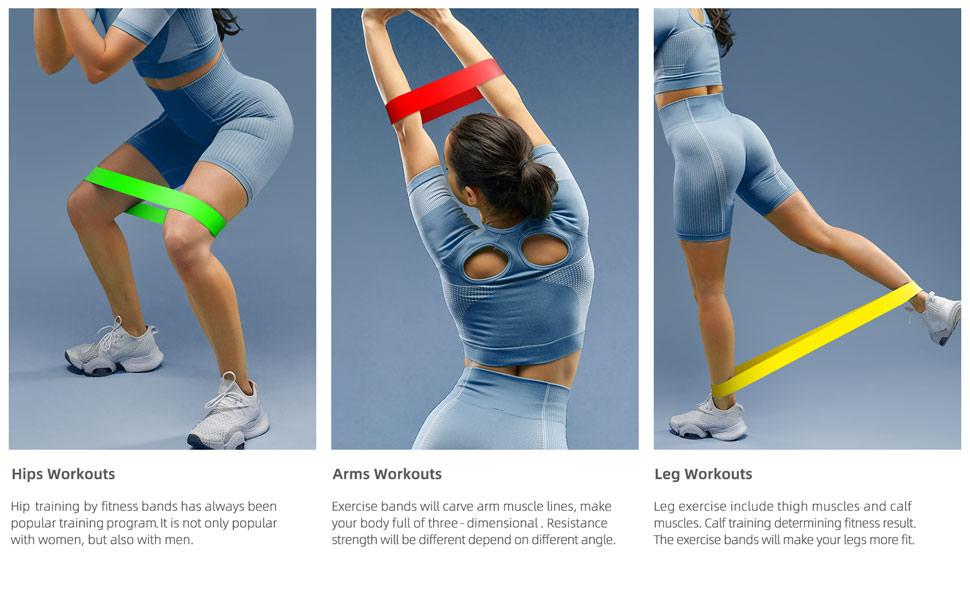 resistance band hip workout