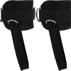 Ankle Straps for Cable Machine, Fitness Ankle Straps Get a Full Range Of Exercises Leg Extensions Ankle Straps Double D‑rings for Lower Body Movement