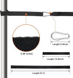 Battle Rope Anchor Strap Kit Accessories for Home Gym Outdoor