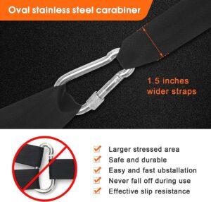 Battle Rope Anchor Strap Kit Accessories for Home Gym Outdoor Muscle Workout Equipment with carabiner hook