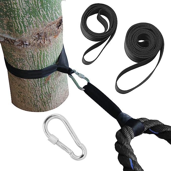 Battle Rope Anchor Strap Kit Accessories for Home Gym Outdoor Muscle Workout Equipment