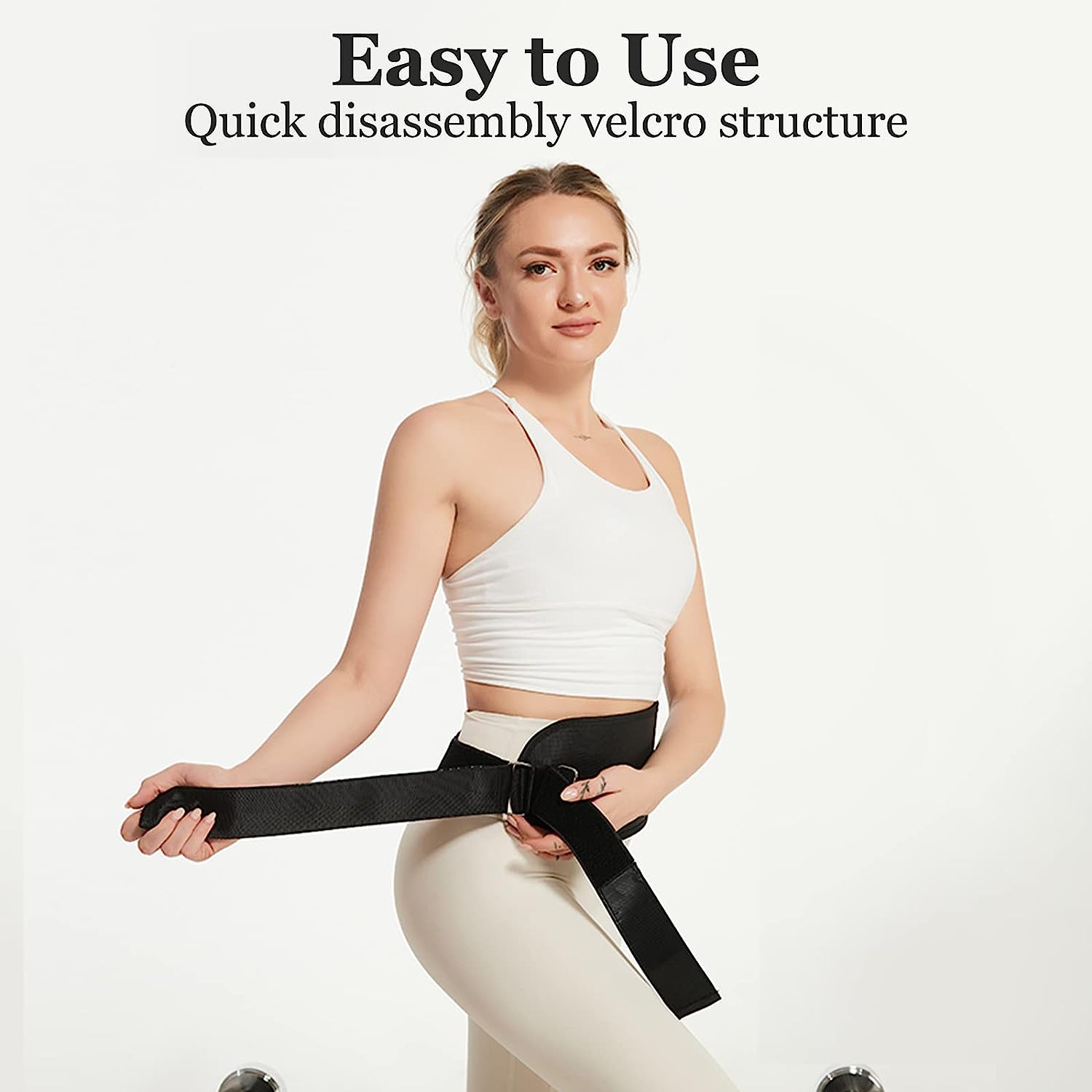 Hip Bridge Belt for Dumbbells Kettlebells, Anti-slip Multifunctional Fitness Nylon Hip Thrust Belt Protects Your Hips to for Home Gym Workout Equipment