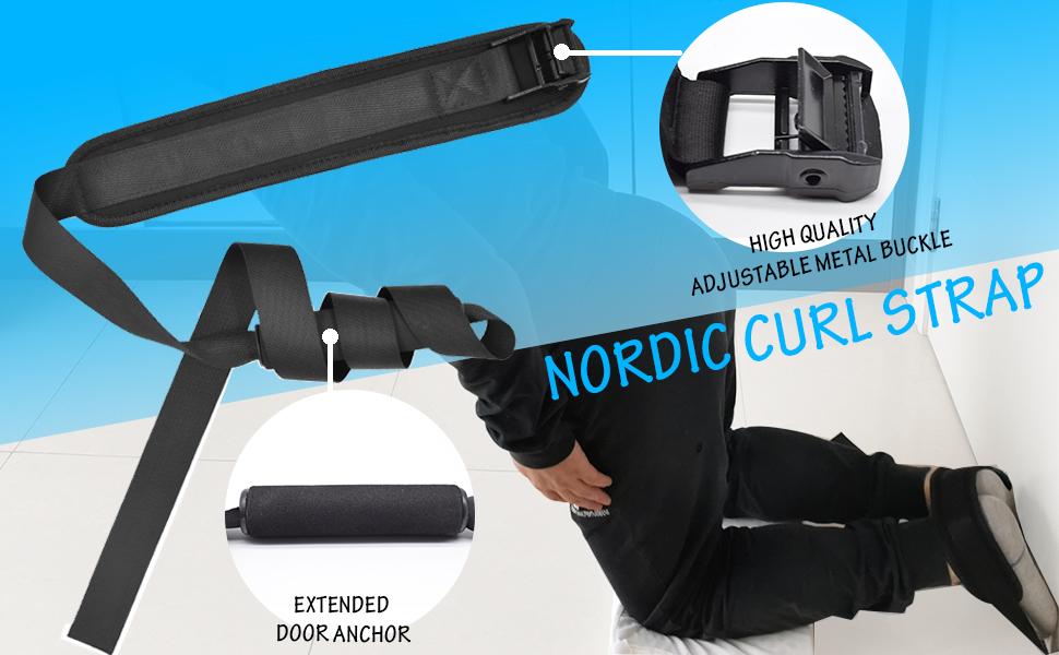 adjustable Nordic Hamstring Curl Strap