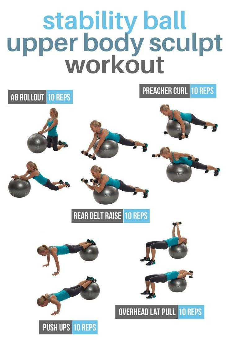 Gym ball exercises for beginners