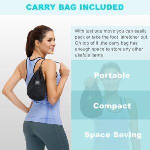 Foot and Calf Stretcher-Stretching Strap For Plantar Fasciitis, Heel Spurs, Foot Drop, Achilles Tendonitis & Hamstring. Yoga Foot & Leg Stretch Strap benefits