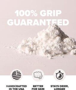 Premium Sports Chalk for Rock Climbing, Weight Lifting, Gymnastics, Tennis & More - Long Lasting Grip, Healthier Skin, Better Overall Performance