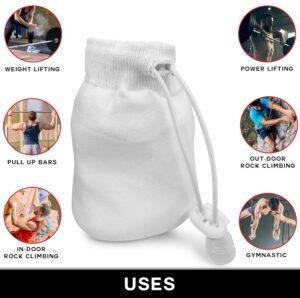 Sports Chalk for Rock Climbing, Weight Lifting, Gymnastics, Tennis & More - Long Lasting Grip, Healthier Skin, Better Overall Performance