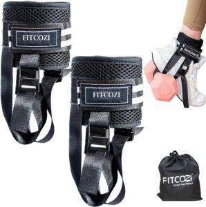 Adjustable Foot Weights Ankle Straps Dumbbell Attachment for leg