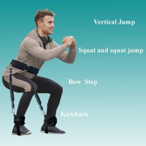 Leg Strength Training Resistance Band for Agility Speed Basketball Volleyball Football Jump squat Training