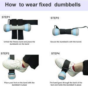 how to war dumbell in ankle foot