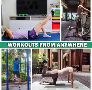 Dumbbell Foot Attachment workout anywhere