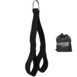 Nylon Single D Handle | Tricep Rope | Tricep Straps | Ab Straps | Cable Machine Attachments for Strength Training.