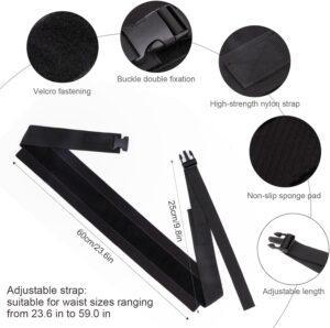 Hip Thrust Belt, Upgraded Exercise Hip Thrust Belt Easy to Use with Dumbbells