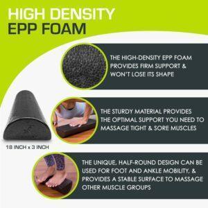 High Density Foam Rollers half