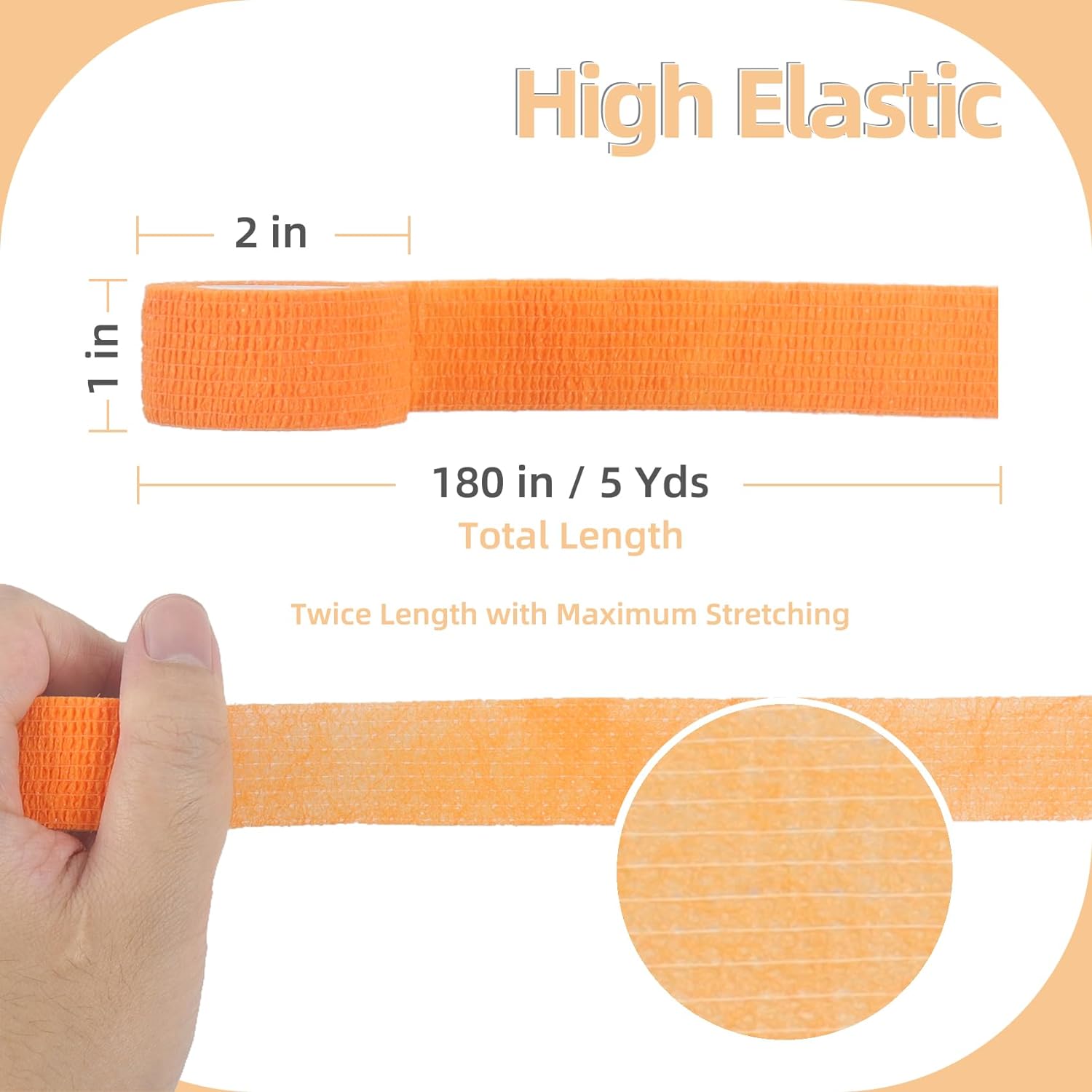 Non Woven Medical Tape for First Aid, Sports, Wrist, Ankle, Vet Wrap for Pets