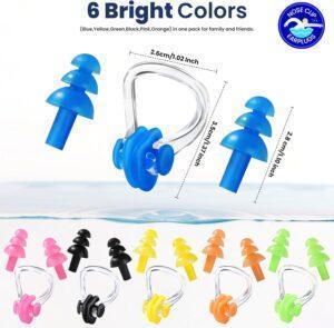Swimming Nose Clip and Earplugs Sets for kids