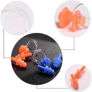 Swimming Nose Clip and Earplugs Sets for training