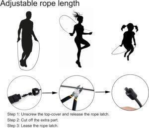 Skipping Rope Men and women and Children Exercise Rope for Exercise Workout amazon
