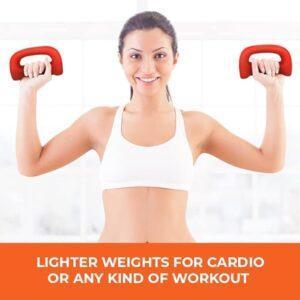 Boxing Dumbbell Grip Jogging Walking Cardio Dumbbells Pair