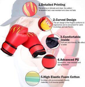 Boxing Training Gloves for Boys and Girls Age 3 to 12 Years Old