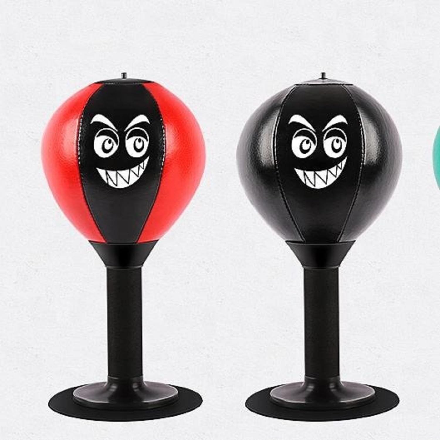 Desktop Punching Bag, Stress Buster with Suction Cup for Office Table and Counters, Heavy Duty Stress Relief Ball, Desk Boxing Punch Ball, Funny Toys for Kids