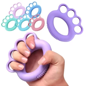 Grip Ball Silicone Hand Grips Strengthener Hand Exercise Ball for Muscle Training, Sports Rock Climbing,