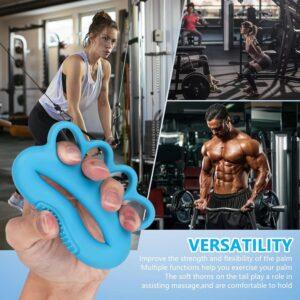 rubber Hand gripper for arm wresting and climbing Exerciser,Finger Exerciser for Arthritis Elderly People Hand Therapy and Training