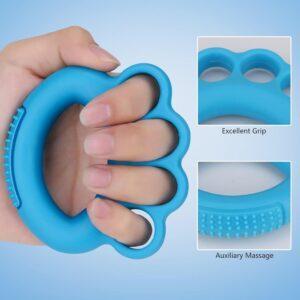 silicon Hand Squeeze Exerciser,Finger Exerciser for Arthritis Elderly People Hand Therapy and Training
