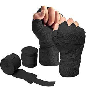 Boxing Wraps Elastic Boxing Hand Wraps Boxing Gloves Wrist Compression Bandage Bulk Martial Arts Sports Handwraps for Muay Thai MMA Kickboxing Training