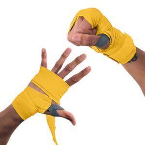 best Cotton Boxing Bandage Wrist Wraps, Martial Arts Fist Handbands for Kickboxing, Muay Thai & Gym Workouts