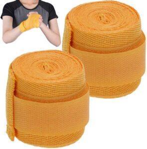 Cotton Boxing Bandage Wrist Wraps, Martial Arts Fist Handbands for Kickboxing, Muay Thai & Gym Workouts