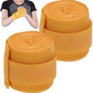 Cotton Boxing Bandage Wrist Wraps, Martial Arts Fist Handbands for Kickboxing, Muay Thai & Gym Workouts
