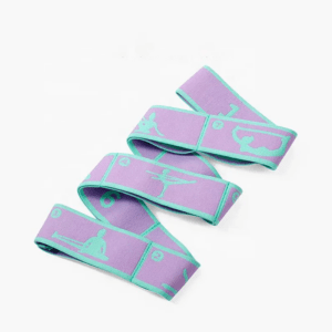 Elastic Yoga Stretching Strap with Loops