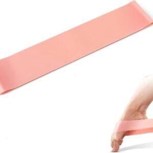 Feet Arch Stretching Band Pink Foot Resistance Band for Gymnastics, Ballet, Dancers, Artistic Swimmers