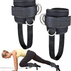 Glute Kickback D-Ring for Cable Machine Gym Foot Leg Training Brace Support 1 Pair in india