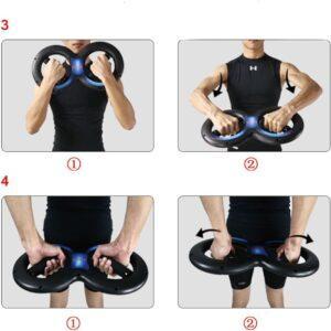 Gym Multifunctional Hand and Forearm Trainer, Gripper Exerciser Strengtheners workout guide