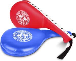 Taekwondo pad blue and red