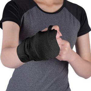 best Boxing Wraps Elastic Boxing Hand Wraps Boxing Gloves Wrist Compression Bandage Bulk Martial Arts Sports Handwraps for Muay Thai MMA Kickboxing Training Gym