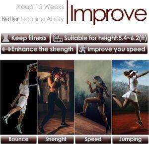 Agility Resistance Bands with Ankle Straps & Belt Leg Extension Machine for Boxing Basketball Football Tennis Fencing Training