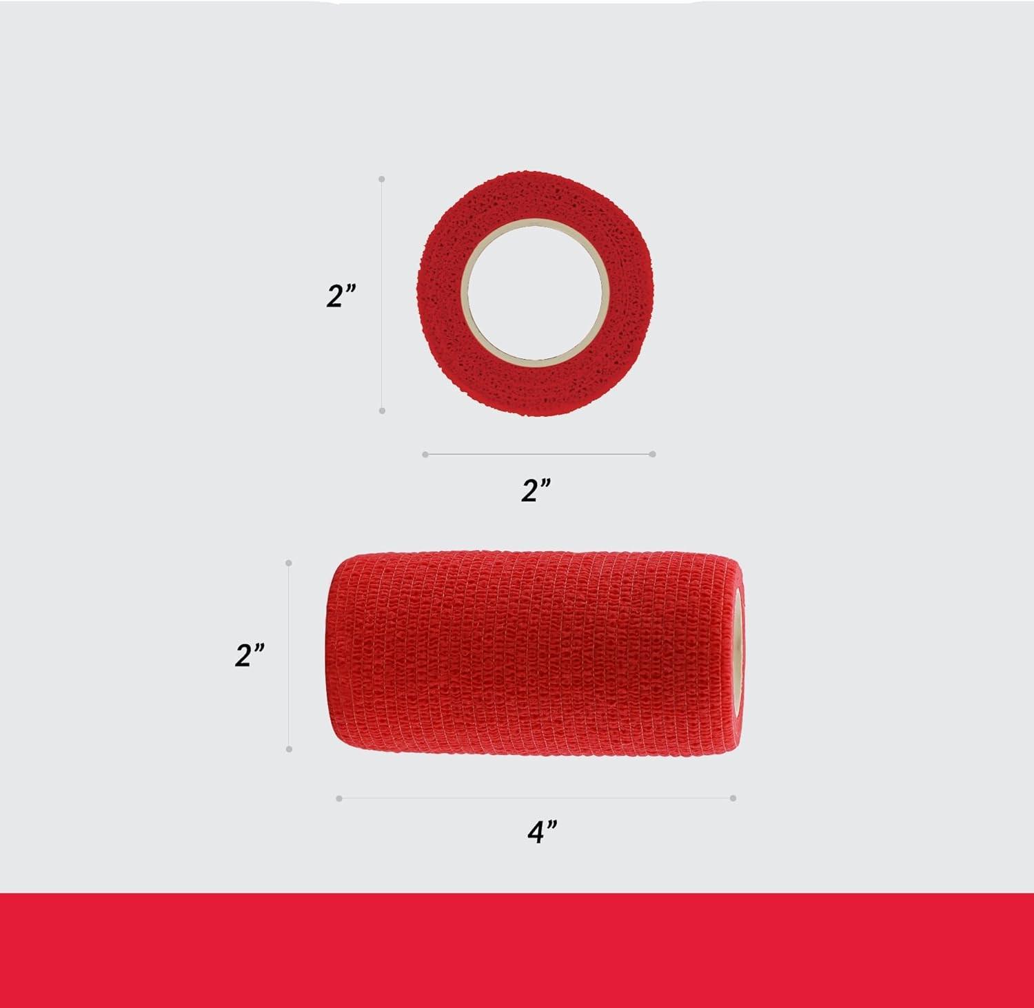 Self Adherent Cohesive Bandages streching size