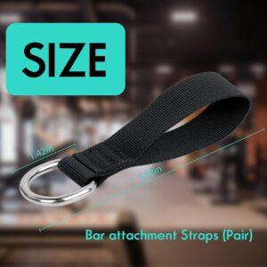 Bar Attachment Straps Compatible with Bowflex Gyms for LAT Bench Bar Attachment Strap