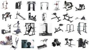 gym machines names with pictures
