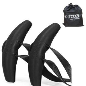 Fitcozi Gym Cable Attachments – Rubber Grip Pull-Up Handles for Functional Training, Weightlifting & Bodybuilding
