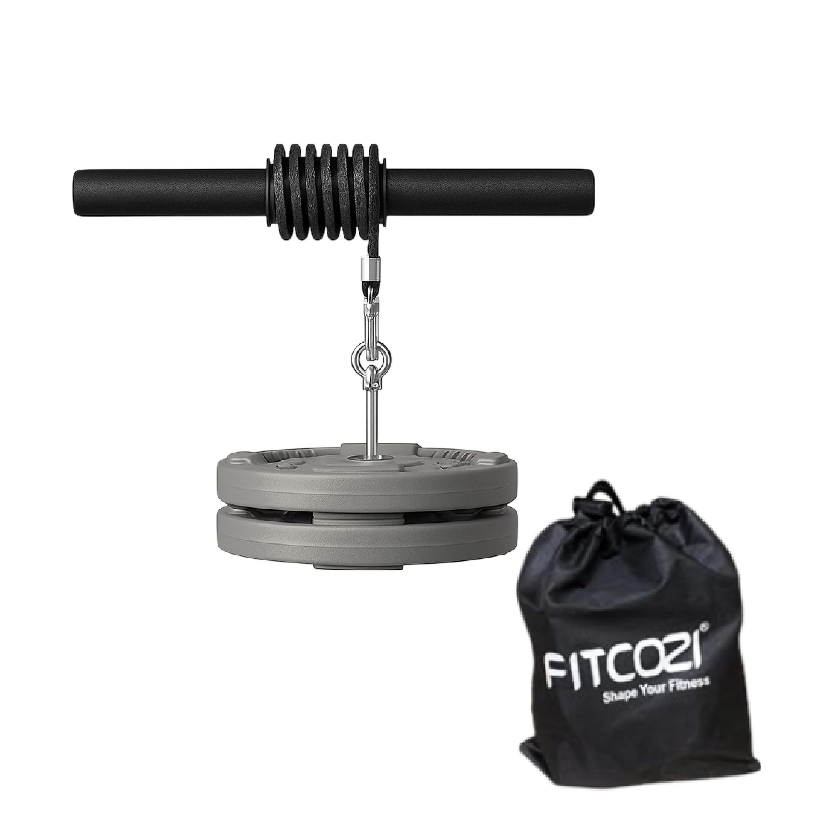 Forearm Strengthener & Forearm Exerciser, Wrist Roller with Thicker Handle, Forearm Strength Trainer with Adjustable Strap - Ideal for Grip Strength, Muscle Building, Rehabilitation (5)